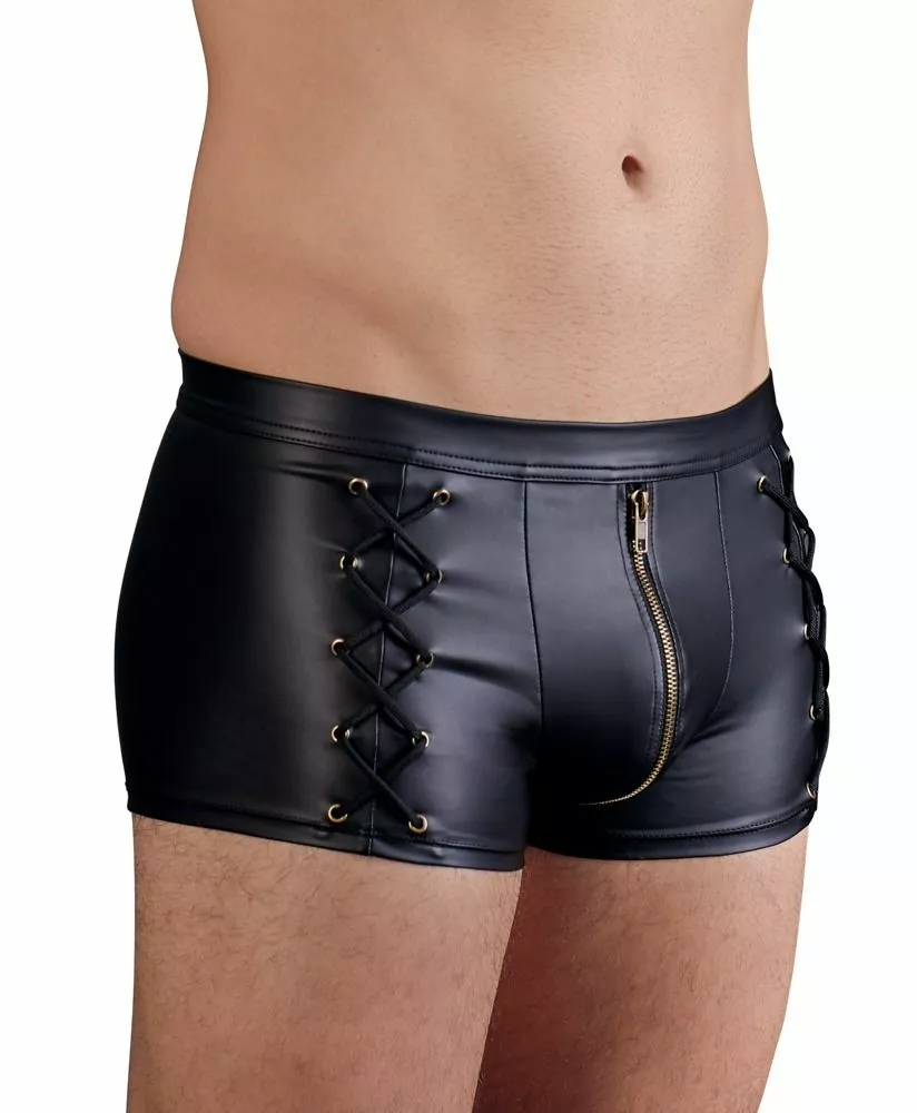 NEK Sexy Heren Boxer Met Rits - Zwart-S 2 NEK Sexy Heren Boxer Met Rits - Zwart-S - Afbeelding 2