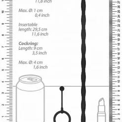 Ouch! Silicone Plug & Cock Ring Set -Lingerie Setjes Verkoopwinkel silicone plug cock ring set afm
