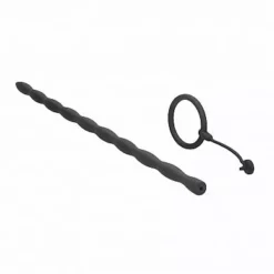 Ouch! Silicone Plug & Cock Ring Set -Lingerie Setjes Verkoopwinkel silicone plug cock ring set zk