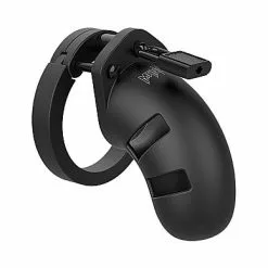 Shots - Mancage Siliconen Cock Cage Model 20 - Zwart