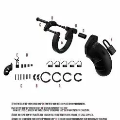 Shots - Mancage Siliconen Cock Cage Model 20 - Zwart -Lingerie Setjes Verkoopwinkel siliconen cock cage model 20 zwart use