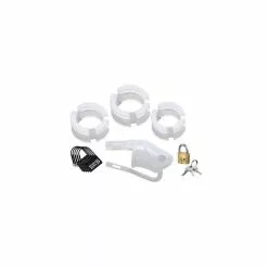 BLACK LABEL Siliconen Kuisheidskooi Birdlocked - Transparant -Lingerie Setjes Verkoopwinkel siliconen kuisheidskooi birdlocked transparant key