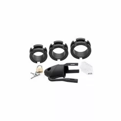 BLACK LABEL Siliconen Kuisheidskooi Met Slot - Zwart -Lingerie Setjes Verkoopwinkel siliconen kuisheidskooi met slot zwart cp