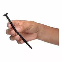 Master Series Siliconen Sounds Spijker En Schroef Model - Zwart -Lingerie Setjes Verkoopwinkel siliconen sounds spijker en schroef model zwart hand