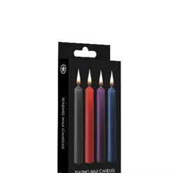Ouch! SM Kaarsen 4-Pack - Mix -Lingerie Setjes Verkoopwinkel sm kaarsen 4 pack mix verpakt