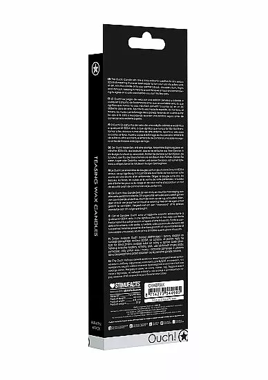 Ouch! SM Kaarsen Large 4-Pack - Zwart 3 Ouch! SM Kaarsen Large 4-Pack - Zwart - Afbeelding 3