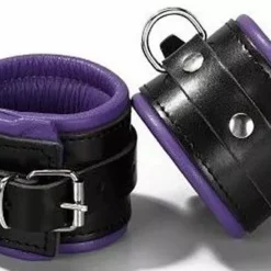 Spartan Steel Smalle Slaven Enkelboeien Zwart/Paars - 6.00 Cm