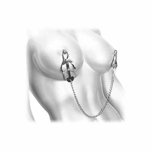 Master Series Sterling Monarch Nipple Vice 2 Master Series Sterling Monarch Nipple Vice - Afbeelding 2