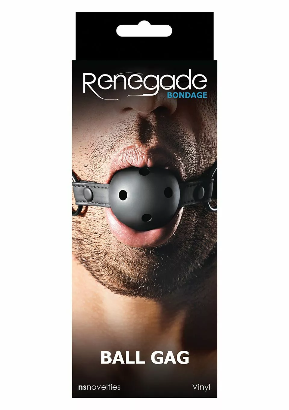 RENEGADE Stoere Ballgag - Zwart 2 RENEGADE Stoere Ballgag - Zwart - Afbeelding 2