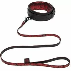 Fifty Shades Of Grey Sweet Anticipation Collar & Lead - Rood (OP=OP)