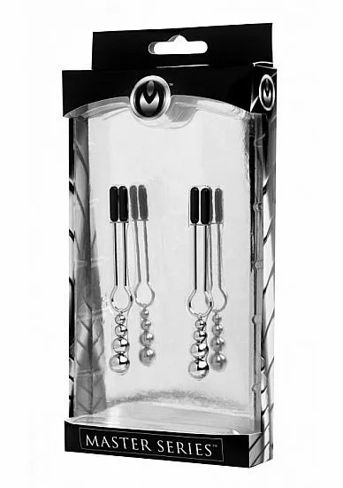 Master Series Sierlijke Kralen Tepelklemmen 3 Master Series Sierlijke Kralen Tepelklemmen - Afbeelding 3
