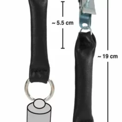 Zado Tepelklemmen Met Leren Riempjes En O-ringen -Lingerie Setjes Verkoopwinkel tepelklemmen met leren riempjes en o ringen afm