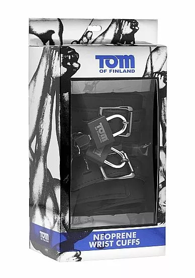 Tom Of Finland Neopreen Handboeien Met Slot 2 Tom Of Finland Neopreen Handboeien Met Slot - Afbeelding 2