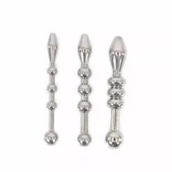 Kiotos Urethral Trainer Kit Penis Plug Met Beads 3 Stuks -Lingerie Setjes Verkoopwinkel urethral trainer kit penis plug met beads 3 stuks boven