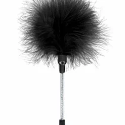 BLACK LABEL Veertje Plumeau - Zwart