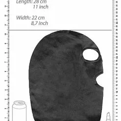 Shots Toys Velvet Masker Met Oog En Mond Openingen -Lingerie Setjes Verkoopwinkel velvet masker met oog en mond openingen afm