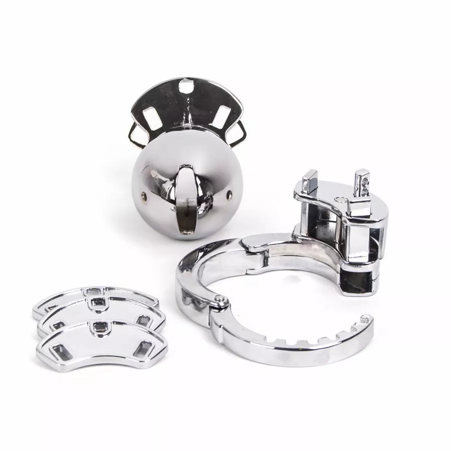 BLACK LABEL Verstelbare Kuisheidskooi - Zilver 3 BLACK LABEL Verstelbare Kuisheidskooi - Zilver - Afbeelding 3