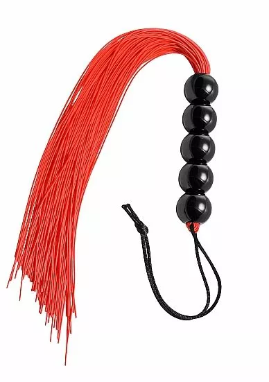 Master Series Waterproof Flogger Met Beaded Handvat 1 Master Series Waterproof Flogger Met Beaded Handvat