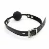 Toyz4lovers Zwarte Ballgag Met Kunstleren Bandje