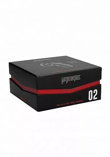 Shots - Mancage Zwarte Kuisheidsgordel Model 02 - 3.5" 3 Shots - Mancage Zwarte Kuisheidsgordel Model 02 - 3.5" - Afbeelding 3