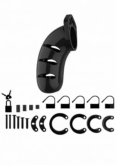 Shots - Mancage Zwarte Kuisheidsgordel Model 03 - 4.5" 2 Shots - Mancage Zwarte Kuisheidsgordel Model 03 - 4.5" - Afbeelding 2