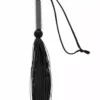 Guilty Pleasure Zwarte Silicone Flogger Met Polsbandje