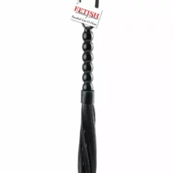 Fetish Fantasy Series Zwarte Zweep Met Beads
