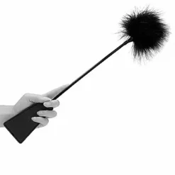 Ouch! Zweep & Kietelaar - Zwart -Lingerie Setjes Verkoopwinkel zweep kietelaar zwart 6